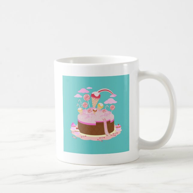 Mug Candy and chocolate cake for birthday party (Droite)