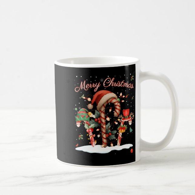 Mug Candy Cane Crew Christmas Elf Hat Santa Holiday De (Droite)