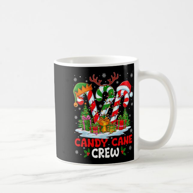 Mug Candy Cane Crew Christmas Xmas Love Candy Boys Gir (Droite)