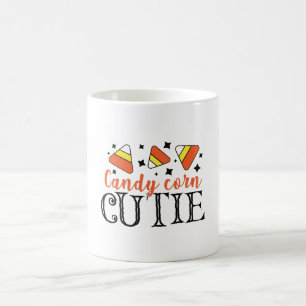 Mug Candy Corn Cutie Halloween Tricoter Ou Traiter