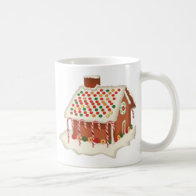 Mug Candy Gingerbread Cottage Noël Noël Noël Fêtes (Droite)