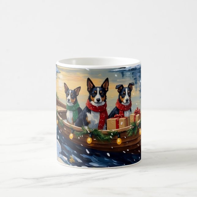 Mug Cane Corso Noël Bateau Fêtes (Centre)