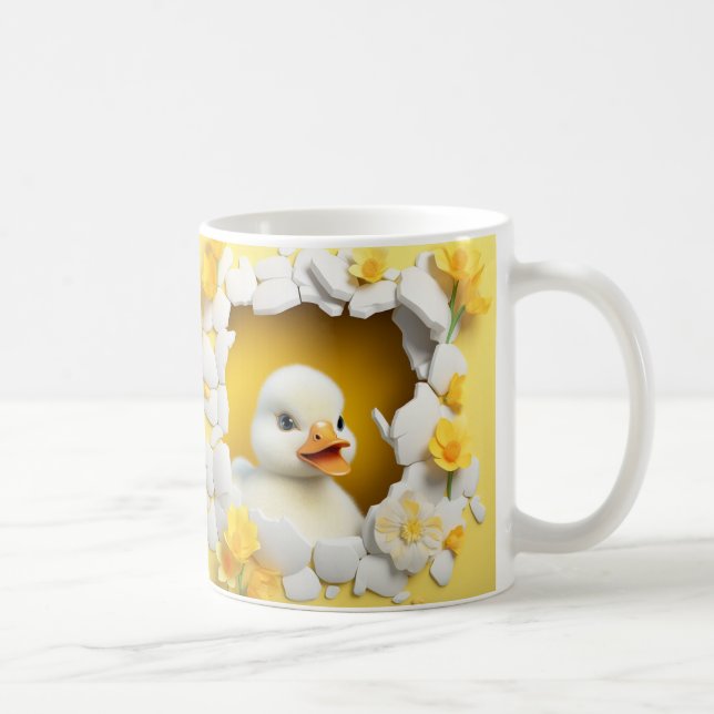 Mug Caneca 3D Pato (Droite)