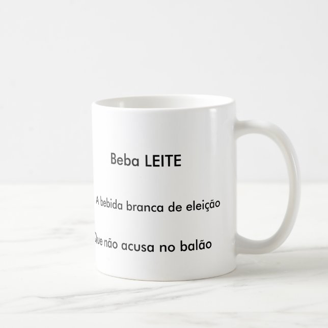 Mug Caneca Beba Leite (Droite)