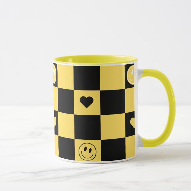 Mug Caneca black and yellow (Droite)