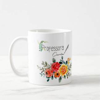 Mug Caneca branca clássica, 325 ml PROFESSORA