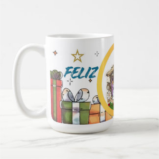 Mug Caneca Branca Clássica - Edição Natal