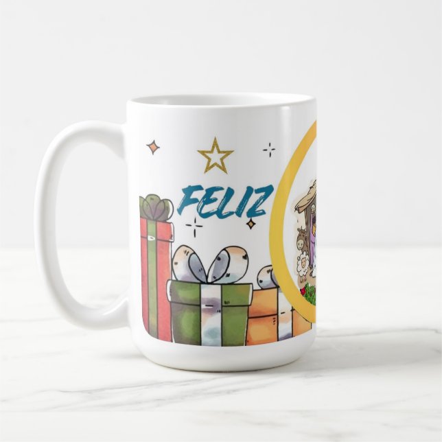 Mug Caneca Branca Clássica - Edição Natal (Gauche)