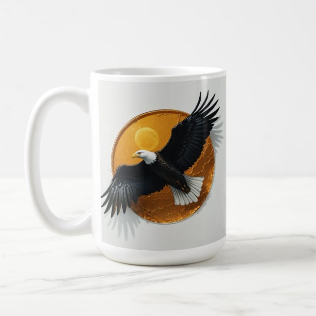 Mug Caneca branca com design aguia  (Gauche)