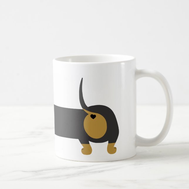Mug Caneca cachorro salsicha/dachshund (Droite)