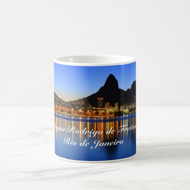 Mug Caneca com foto da Lagoa Rodrigo de Freitas (Centre)