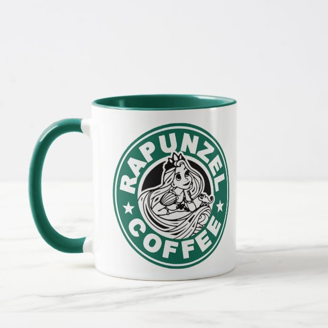 Mug Caneca De Café Em Dois Tons Rapunzel (Gauche)