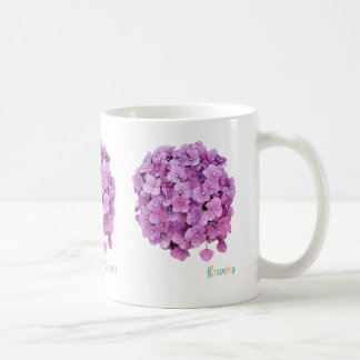 Mug Caneca Flor Hortência