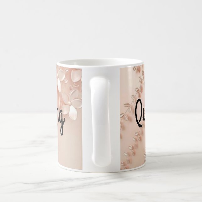 Mug Caneca Floral Linda ! (Poignée)
