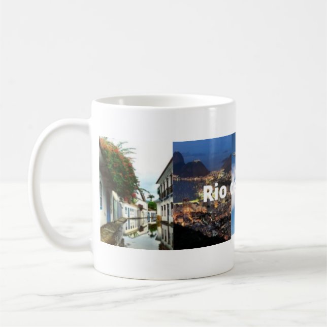 Mug Caneca lembrança de Rio de Janeiro (Gauche)