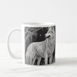 Mug Caneca Lobo da noite