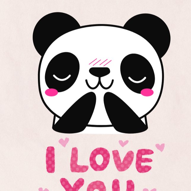 Mug caneca panda coração desenho (caneca fofa  panda)