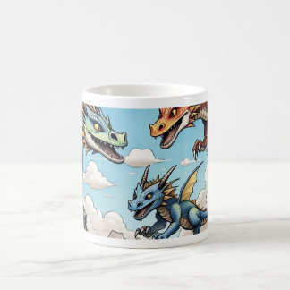 Mug Caneca personalizada com desenho de dragões