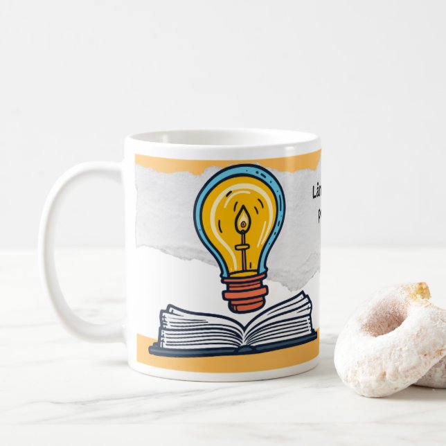Mug Caneca "Salmos 119:105" Texto e imagem (Avec donut)