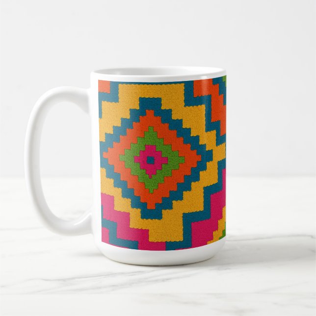 MUG CANECAS CORES GEOMÉTRICO  (Gauche)