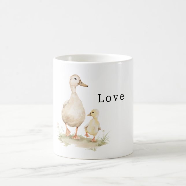 Mug Canetons Bébés de Maman Jaune (Centre)