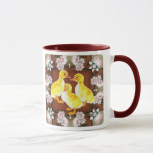 Mug Canetons et roses
