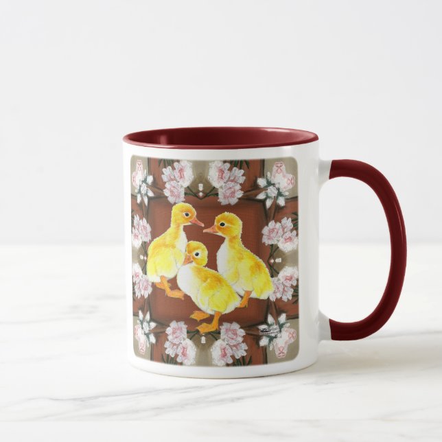 Mug Canetons et roses (Droite)