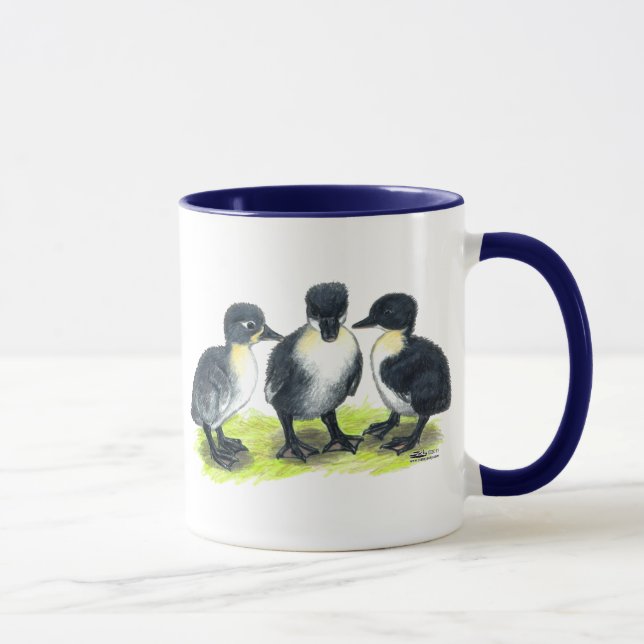 Mug Canetons suédois bleus (Droite)