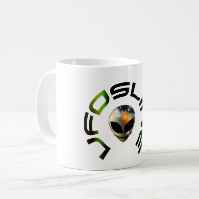 Mug Canette avec bientôt UfosLine (Devant gauche)
