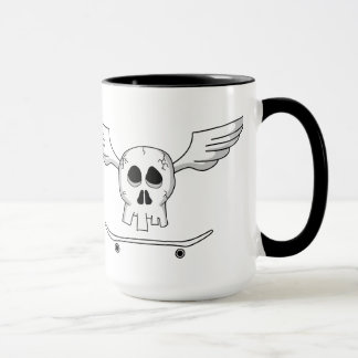 Mug Canette Crâne Planche à roulettes - Skull