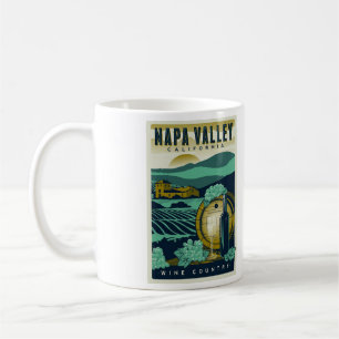 Mug Canette de café Napa Valley California - Taille 11