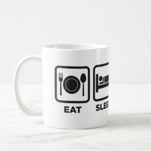 Mug Canette EAT, SLEEP, FLY, REPEAT