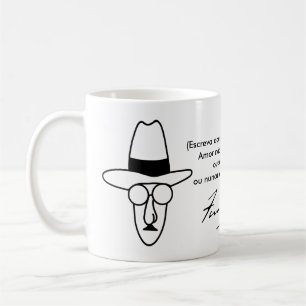 Mug Canette Fernando Pessoa - personalizável