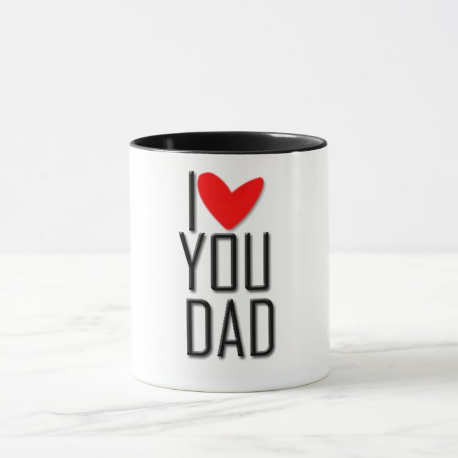 Mug Canette - I love you dad (Centre)