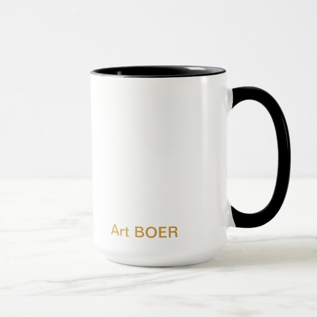 Mug canette, « Inde », art (Droite)