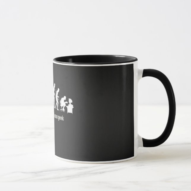 Mug Canette Man Geek Evolution (Droite)