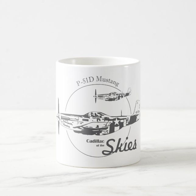 Mug Canette P-51D Mustang USAF WWII (Centre)
