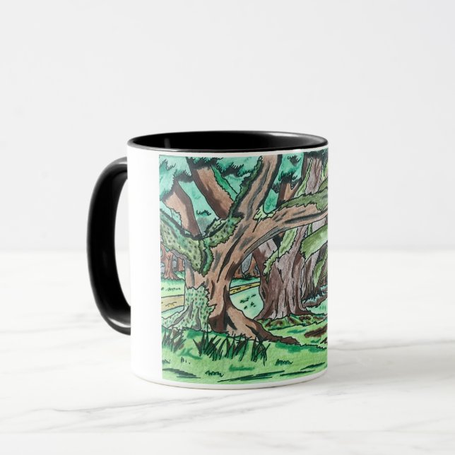 Mug Canette personnalisée - Paysage (Devant gauche)
