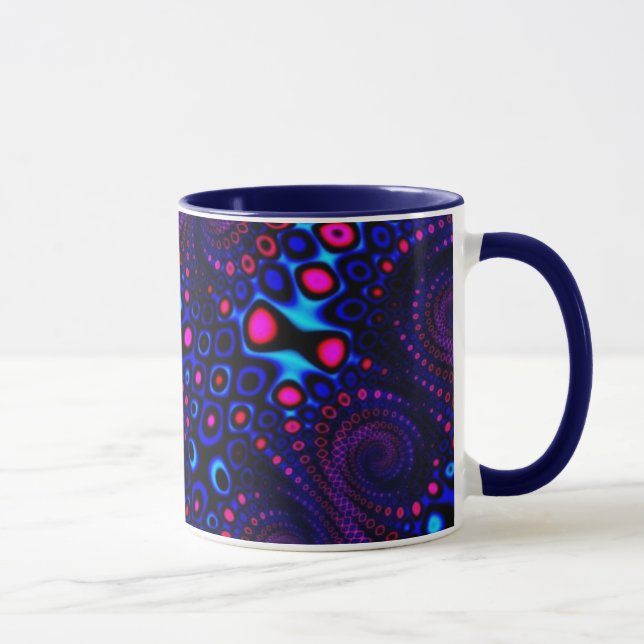 Mug canette psychédélique (Droite)