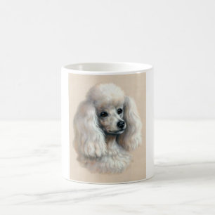 Mug Caniche blanc