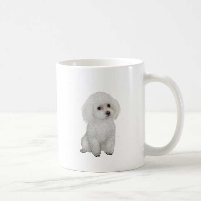Mug Caniche - blanc 1 (Droite)
