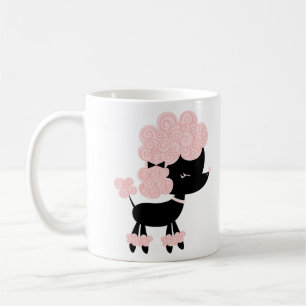 Mug Caniche de Français de bande dessinée
