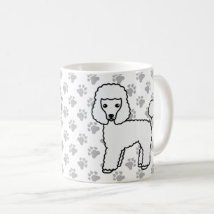 Mug Caniche jouet blanc Chien de dessin animé mignon