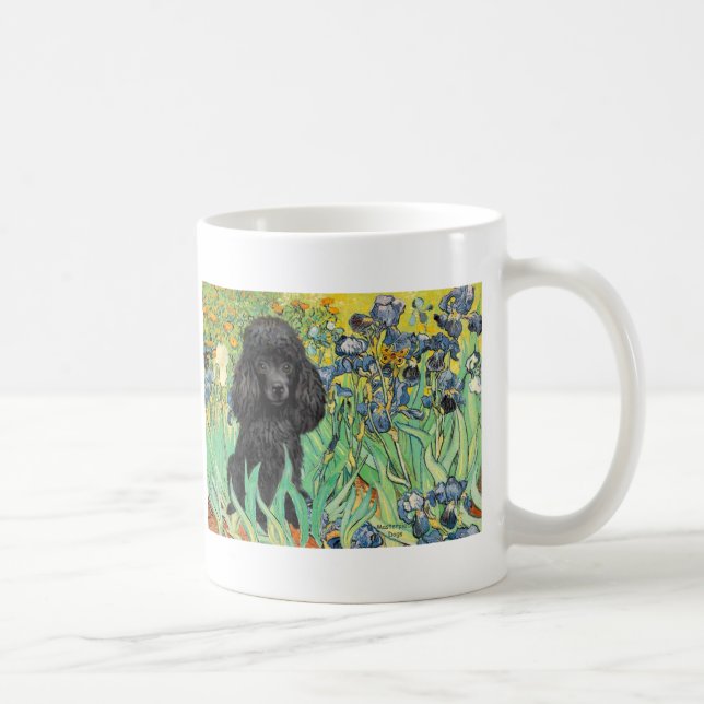 Mug Caniche (noir 1) - Iris (Droite)