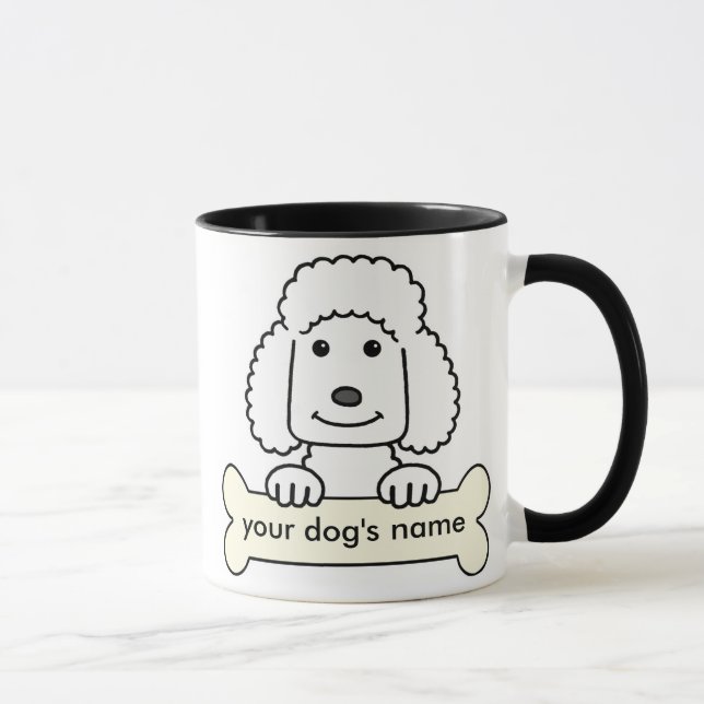 Mug Caniche personnalisé (Droite)