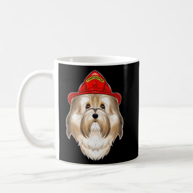Mug Canine Handler I Fireman Chien I Pompier Havanes (Gauche)