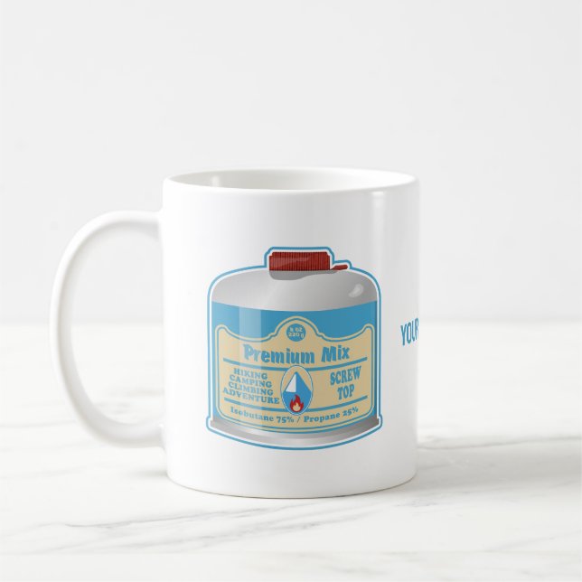 Mug Canistier de combustible du poêle de camp propane  (Gauche)