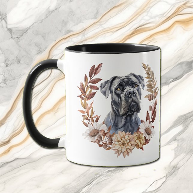 Mug Canne Corso Chien Automne Wire (Créateur téléchargé)