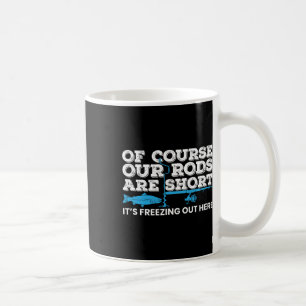 Mug Canne courte pour pêche sur glace en hiver