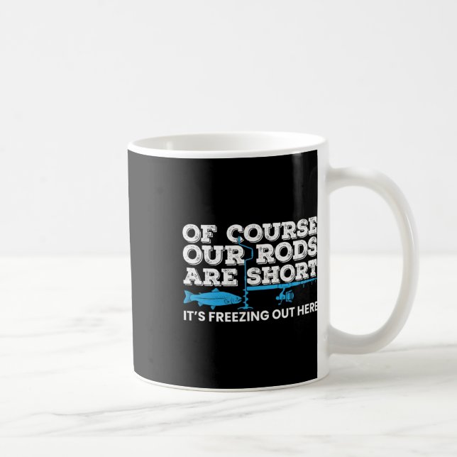 Mug Canne courte pour pêche sur glace en hiver  (Droite)